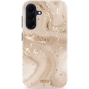 MIO Coque Samsung Galaxy A57 MagSafe Coque arrière Rigide - Gold Marble