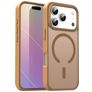 Mobigear Shockproof Coque iPhone 17 Pro MagSafe Coque arrière Rigide - Desert Gold