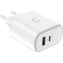 Cygnett PowerPlus - Double USB / USB-C Chargeur Power Delivery 32W - Blanc