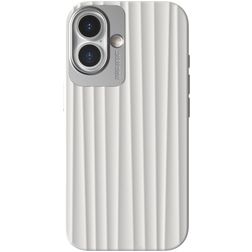 Nudient Bold Coque iPhone 16 MagSafe Coque arrière Rigide - Chalk White