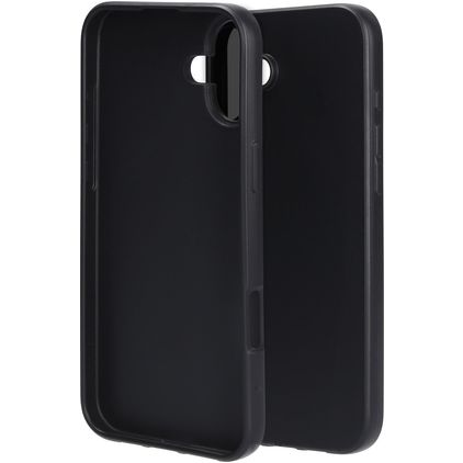 Mobiparts Classic Coque iPhone 16 Plus Coque arrière en TPU Souple - Noir