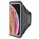 Mobiparts Comfort Fit Brassard Téléphone iPhone XS Max Brassard Coque de Sport en Neoprène - Noir