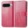 Mobigear Clover Housse Google Pixel 9 Pro XL Etui Porte-Monnaie - Rouge