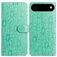 Mobigear Flowers Housse iPhone Air Etui Porte-Monnaie - Vert