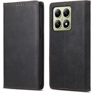 Mobigear Wallet Housse Xiaomi 14T Etui Porte-Monnaie - Noir