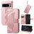 Mobigear Butterfly Housse Google Pixel 8 Pro Etui Porte-Monnaie - Rose doré