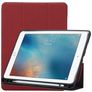 Mobigear Tri-Fold Gel Coque iPad Pro 10.5 Pouces (2017) Etui en TPU,Similicuir + Porte-crayon - Bordeaux