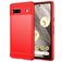 Mobigear Brushed Slim Coque Google Pixel 7a Coque arrière en TPU Souple - Rouge