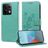 Mobigear Flowers Housse POCO X6 Etui Porte-Monnaie - Vert