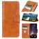 Mobigear Classy Housse Samsung Galaxy A22 5G Etui Porte-Monnaie - Cognac