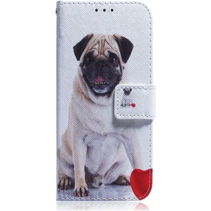 Mobigear Design Housse Huawei Y7 Pro (2019) Etui Porte-Monnaie - Chien