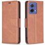 Mobigear Excellent Housse Motorola Moto G85 Etui Porte-Monnaie - Marron