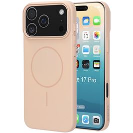 Mobiparts Slim Line Coque iPhone 17 Pro Max MagSafe Coque arrière Rigide - Dune Sand