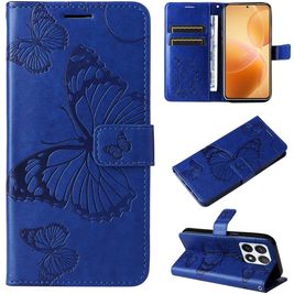 Mobigear Butterfly Housse Xiaomi 14T Pro Etui Porte-Monnaie - Bleu