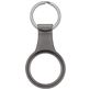 Xccess Keychain Coque Apple AirTag Porte-clés en Silicone Souple - Noir