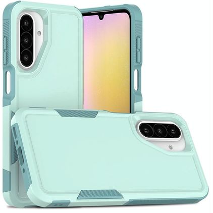 Mobigear Heavy Armor Coque Samsung Galaxy A26 Coque arrière Rigide Anti-Chocs - Vert