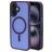 Mobiparts Hardcover iPhone 16 MagSafe Plastique rigide Coque arrière - Satin Purple