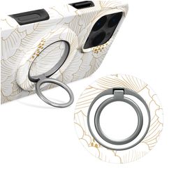 MIO Holder MagSafe Bague téléphone - White Roses Universel