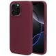 Mobiparts Coque iPhone 16 Pro Max Coque arrière en Silicone - Plum Red