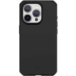 ITSkins SpectrumSilk-R Coque iPhone 15 Pro Coque arrière en TPU Souple Anti-Chocs - Noir