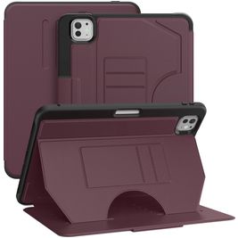 Mobigear Magnetic Folio Coque iPad Pro 11 Pouces (2025) Etui + Porte-crayon - Violet