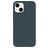 Valenta Snap Luxe Coque iPhone 13 Coque arrière en Cuir Véritable - Bleu