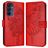 Mobigear Butterfly Housse Samsung Galaxy A16 Etui Porte-Monnaie - Rouge