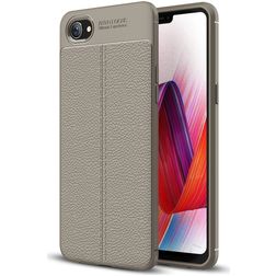 Mobigear Luxury Coque OPPO A3 Coque arrière en TPU Souple - Gris