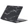 Mobigear Marble MacBook Air 13 pouces (2018-2020) Coque rigide pour MacBook - Noir - Modèle A1932 / A2179 / A2337