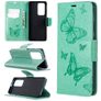 Mobigear Butterfly Housse Huawei P40 Pro Etui Porte-Monnaie - Turquoise