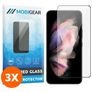 Mobigear Premium Samsung Galaxy S23 Verre trempé Protection d'écran - Compatible Coque - Noir (Lot de 3)