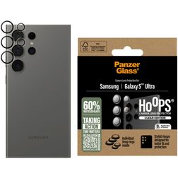 PanzerGlass Hoops Samsung Galaxy S25 Ultra Verre trempé Protection objectif caméra - Compatible coque