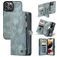 Caseme 008 Housse iPhone 13 Pro Max Etui avec Coque Détachable Porte-Monnaie - Bleu