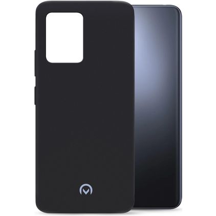 Mobilize Rubber Gelly Coque Xiaomi Redmi Note 12 Coque arrière en TPU Souple - Matt Black