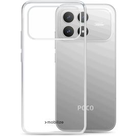 Mobilize Gelly Case Coque Transparente POCO F8 Pro Coque arrière en TPU Souple - Transparent