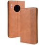 Mobigear Sensation Housse Huawei Mate 30 Pro Etui Porte-Monnaie - Cognac