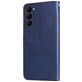 Mobigear Zipper Housse Samsung Galaxy S23 Etui Porte-Monnaie - Bleu