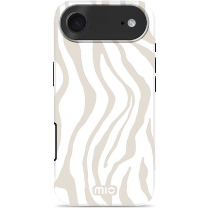 MIO iPhone Air MagSafe Plastique rigide Coque arrière - Sandy Zebra