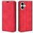 Mobigear Retro Slim Housse iPhone 17 Etui Porte-Monnaie - Rouge