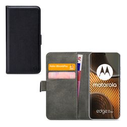 Mobilize Classic Gelly Wallet Housse Motorola Edge 50 Ultra Etui Porte-Monnaie - Noir