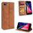 Mobigear Sensation iPhone SE (2020) Étui Portefeuille - Cognac