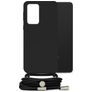 Mobilize Lanyard Gelly Samsung Galaxy A33 Coque avec cordon en TPU Souple - Noir