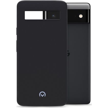 Mobilize Rubber Gelly Coque Google Pixel 6 Coque arrière en TPU Souple - Matt Black