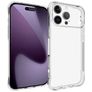 Mobigear Cushion Coque Transparente iPhone 17 Pro Coque arrière en TPU Souple - Transparent