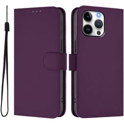 Mobigear Urban Wallet Housse iPhone 16 Pro Max Etui Porte-Monnaie - Violet