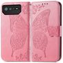 Mobigear Butterfly Housse ASUS ROG Phone 6 Etui Porte-Monnaie - Rose