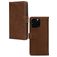 Mobilize Wallet Housse iPhone 16 Pro Max Etui en Cuir Véritable Porte-Monnaie - Marron