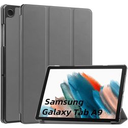 Mobigear Tri-Fold Coque Samsung Galaxy Tab A9 (2023) Etui - Gris