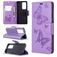 Mobigear Butterfly Housse Huawei P40 Pro Etui Porte-Monnaie - Violet
