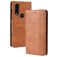 Mobigear Sensation Motorola One Action Étui Portefeuille - Cognac